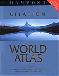 Hammond Citation World Atlas Deluxe Edition with Hammond World Atlas CD-ROM with CDROM (Paperback, Map)