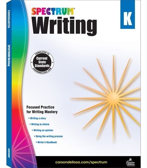 Spectrum Writing, Grade K: Volume 34 (Paperback)