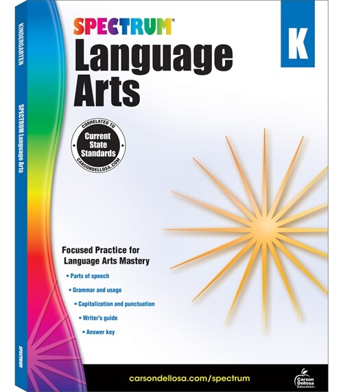 [중고] Spectrum Language Arts, Grade K: Volume 10 (Paperback)