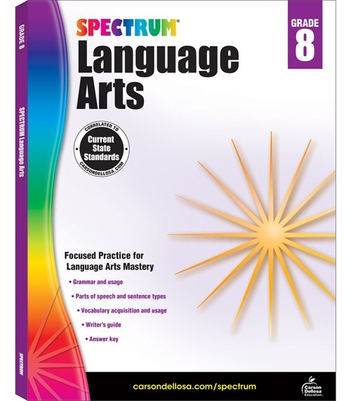 Spectrum Language Arts, Grade 8 (Paperback)