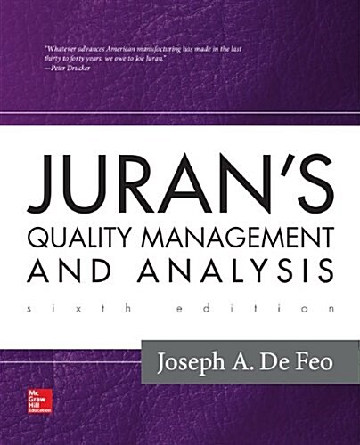 Jurans Quality Management and Analysis (Hardcover, 6)