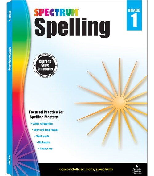 [중고] Spectrum Spelling, Grade 1 (Paperback)