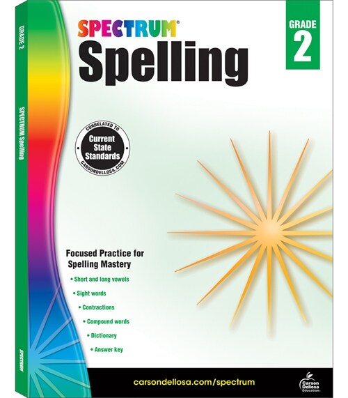 [중고] Spectrum Spelling, Grade 2 (Paperback)