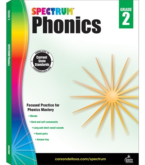 Spectrum Phonics, Grade 2: Volume 92 (Paperback)