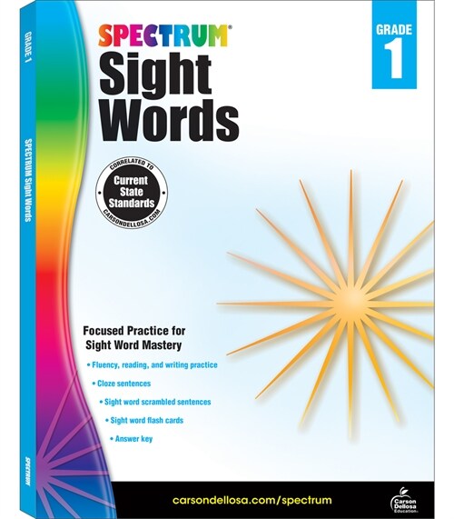 Spectrum Sight Words, Grade 1: Volume 103 (Paperback)