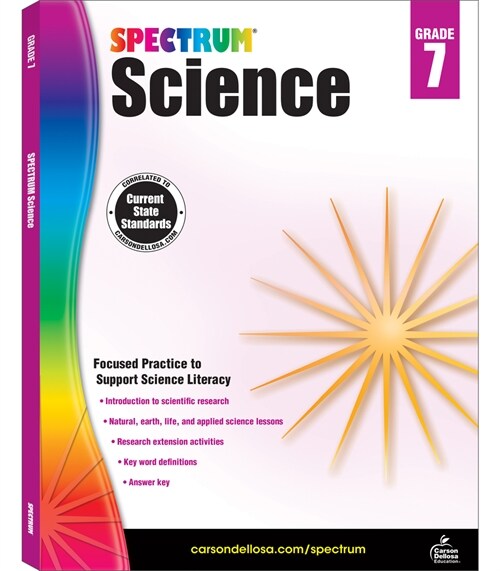 [중고] Spectrum Science, Grade 7 (Paperback)