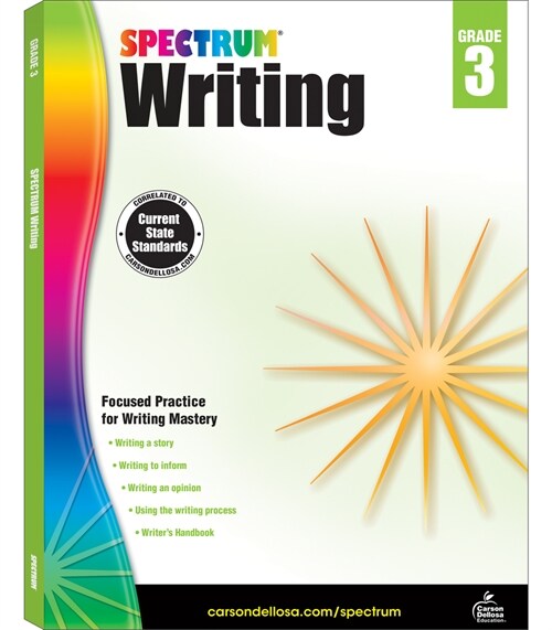 [중고] Spectrum Writing, Grade 3: Volume 95 (Paperback)