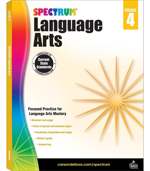 Spectrum Language Arts, Grade 4 (Paperback)