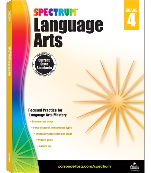 [중고] Spectrum Language Arts, Grade 4: Volume 14 (Paperback)