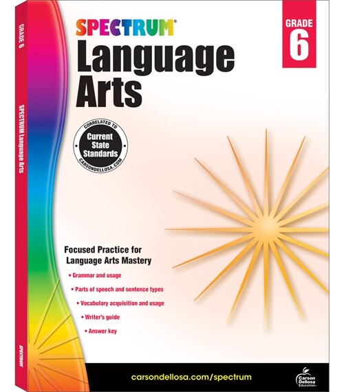 Spectrum Language Arts, Grade 6 (Paperback)