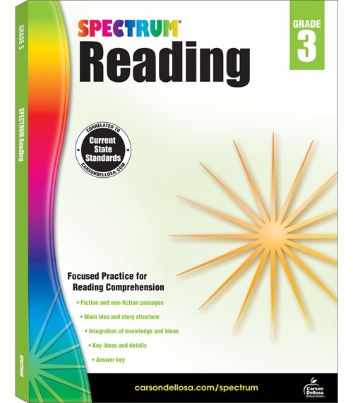[중고] Spectrum Reading Workbook, Grade 3 (Paperback)