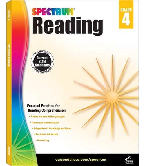[중고] Spectrum Reading Workbook, Grade 4 (Paperback)