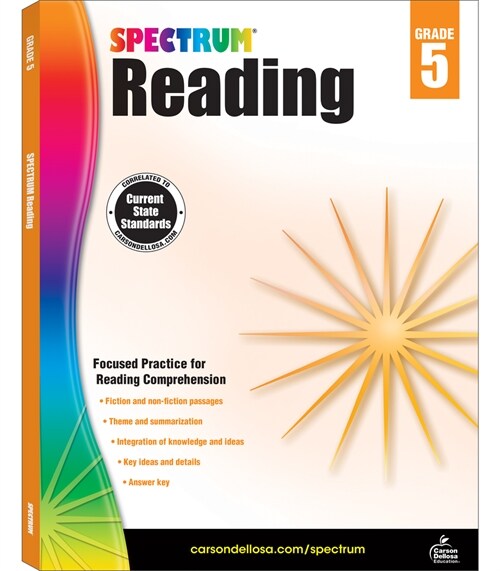 [중고] Spectrum Reading Workbook, Grade 5 (Paperback)