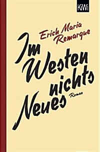 Im Westen Nichts Neues (Paperback)
