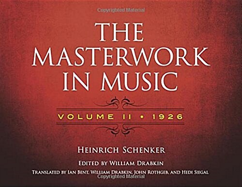 The Masterwork in Music: Volume II, 1926: Volume 2 (Paperback)