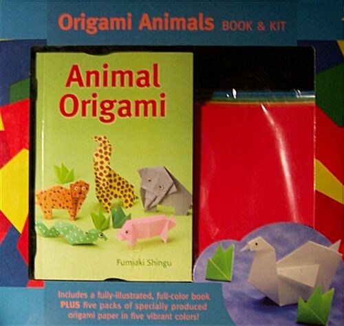 Animal Origami Book & Kit (Paperback)