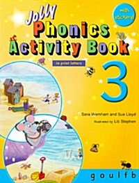 Jolly Phonics Activity Book 3: In Print Letters (American English Edition) (Paperback)
