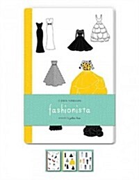 Fashionista Set of 3 Blank Notebooks (Paperback)