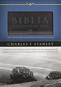 Biblia Principios de Vida del Dr. Charles F. Stanley-Rvr 1960 (Imitation Leather)