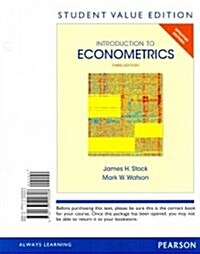 Introduction to Econometrics, Update, Student Value Edition Plus New Mylab Economics with Pearson Etext -- Access Card Package (Paperback, 3)