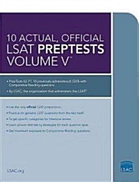 10 Actual, Official LSAT Preptests Volume V: (preptests 62-71) (Paperback)