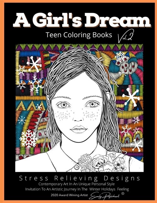 A Girls Dream Teen Coloring Books Vol.2 (Paperback)