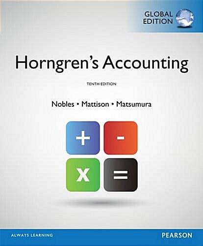 [중고] Horngren‘s Accounting, Global Edition (Paperback)