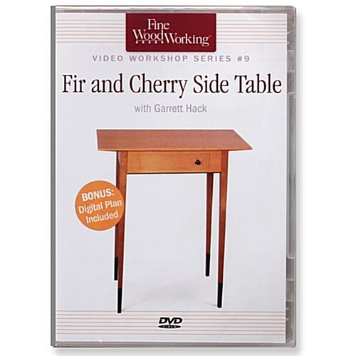 Fir and Cherry Side Table (DVD)