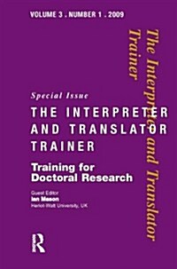 Training for Doctoral Research (Hardcover)