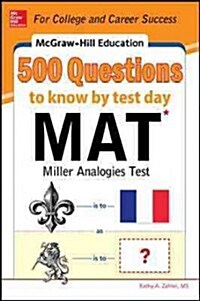 Mcgraw-Hill Education 500 MAT Questions to know by test day (Paperback)