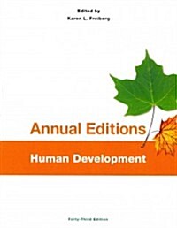 Annual Editions: Human Development, 43/E (Paperback, 43)