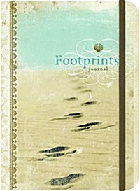 Footprints-Inspirational Message Blank Journals: Impulse Journals (Hardcover)