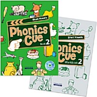 [중고] Phonics Cue 2 Set : Short Vowels (Student Book+ Workbook+ CD)