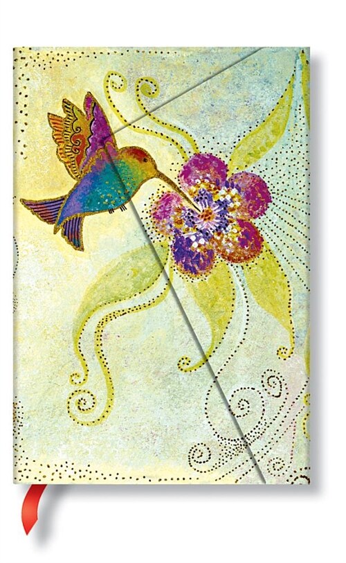 Paperblanks Hummingbird Whimsical Creations Hardcover Mini Lined Wrap Closure 176 Pg 85 GSM (Other)