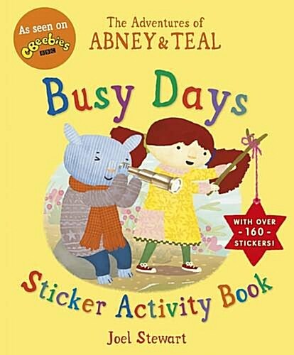 The Adventures of Abney & Teal: Busy Days Sticker Activity Book (Paperback)