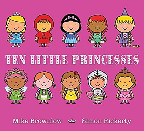 Ten Little Princesses Board Book (Hardcover)