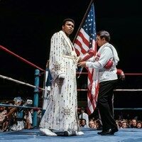 Neil Leifer. Homage to Ali. ‘Ali vs. Bugner, Fit for a King, 1973‘