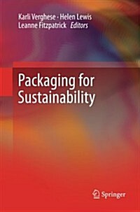 Packaging for Sustainability (Paperback, 2012 ed.)