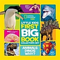 National Geographic Little Kids First Big Book Collectors Set: Animals, Dinosaurs, Why? (Boxed Set)