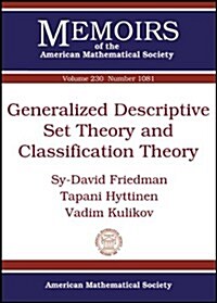 Generalized Descriptive Set Theory and Classification Theory (Paperback)