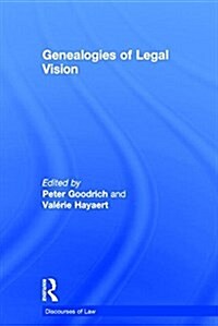 Genealogies of Legal Vision (Hardcover)