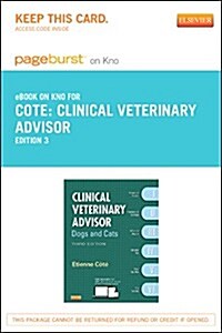 Clinical Veterinary Advisor Pageburst on Kno Retail Access Card (Pass Code, 3rd)
