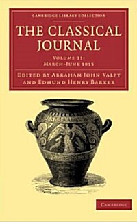 The Classical Journal (Paperback)