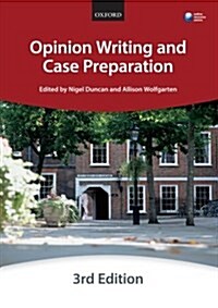 Opinion Writing and Case Preparation (Paperback)