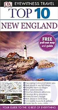 DK Eyewitness Top 10 Travel Guide: New England (Paperback)