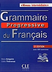 Grammaire Progressive Du Francais Niveau Intermediaire [With CD (Audio)] (Paperback)