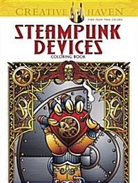 Steampunk Devices Coloring Book (Paperback)