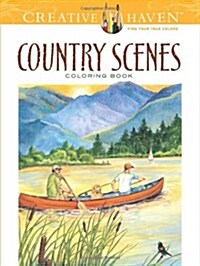 Country Scenes Coloring Book (Paperback, CLR, Reprint)