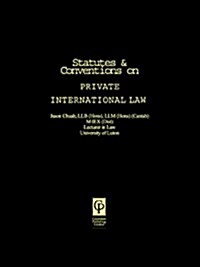 Statutes & Conventions on Private International Law (Paperback)