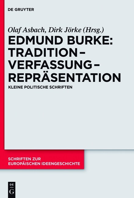 Tradition - Verfassung - Repr?entation (Hardcover)
